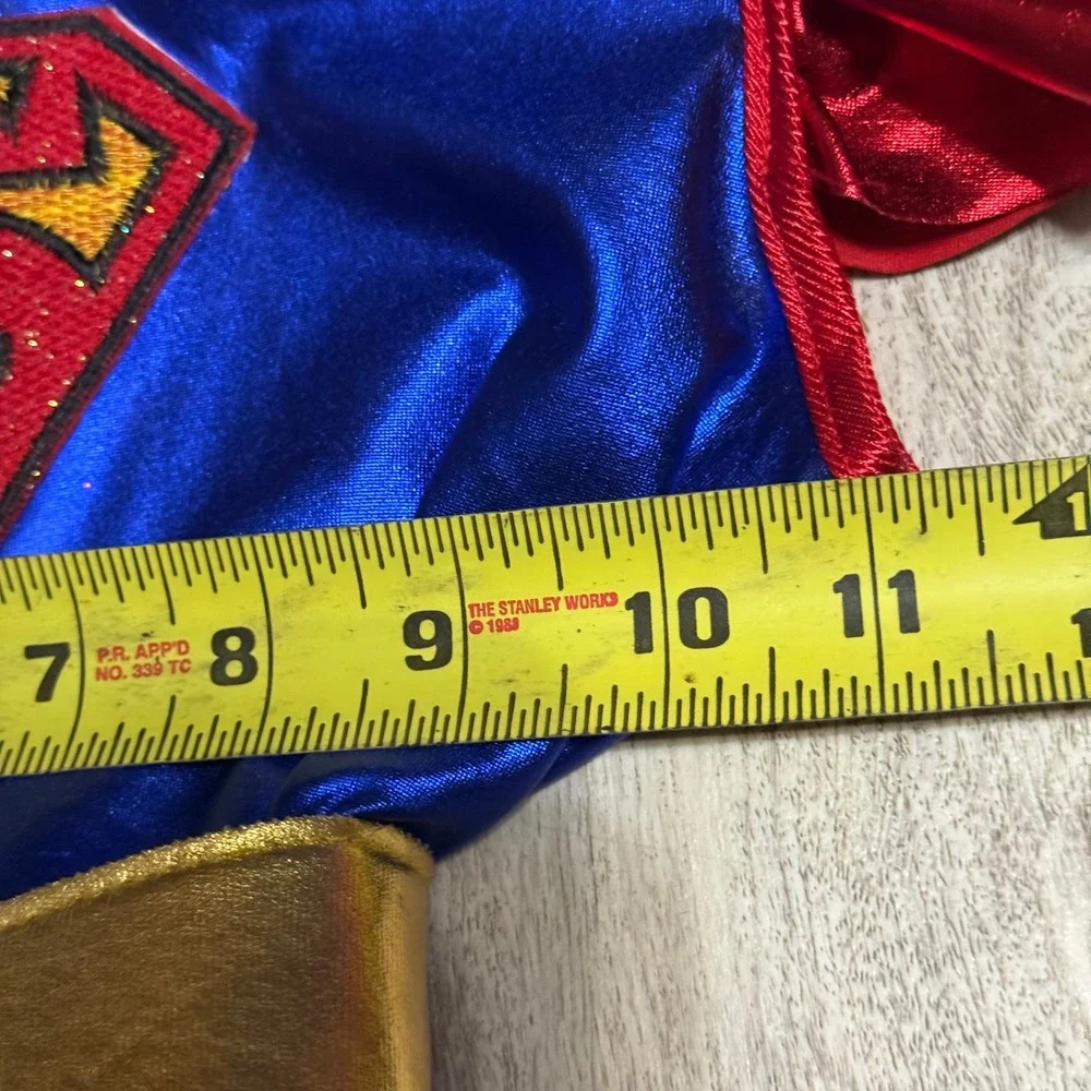 Supergirl Costume Dress Cape Girls Kids Superhero Halloween‎ Cosplay Small